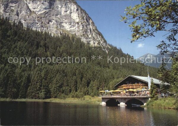Garmisch-Partenkirchen Berggasthof Pflegersee Alpen