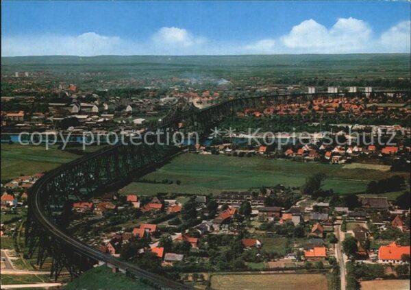 Rendsburg Hochbrücke Nord Ostsee Kanal Fliegerauf