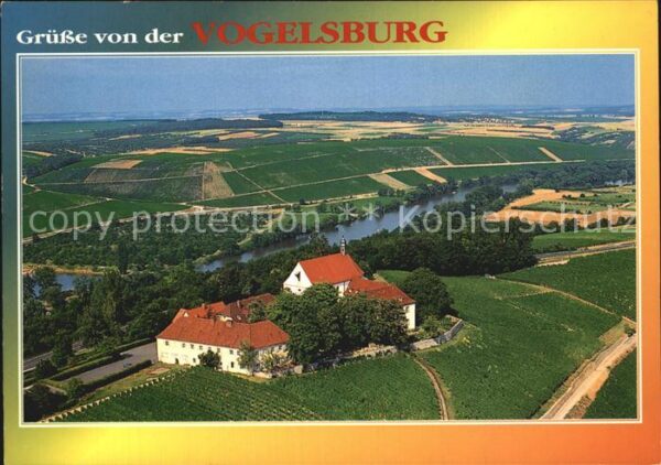 Volkach Vogelsburg Fliegeraufnahme