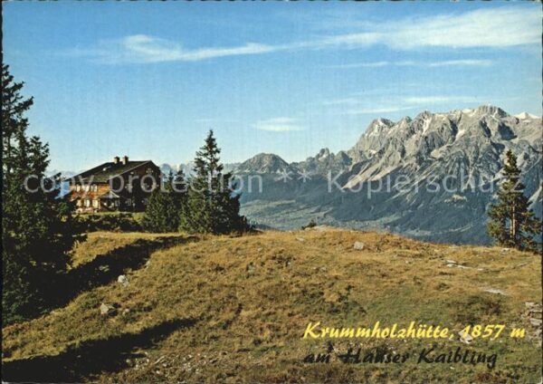 Haus Ennstal Krummholzhütte am Hauser Kaibling Alpen