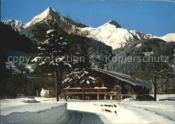 Graen Tirol Haus Moradell Winterpanorama mit Geisho