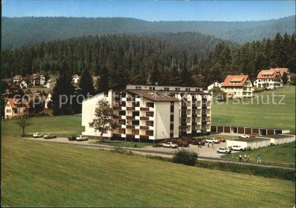 Obertal Baiersbronn Teilansicht Sommer und Wintersportplatz