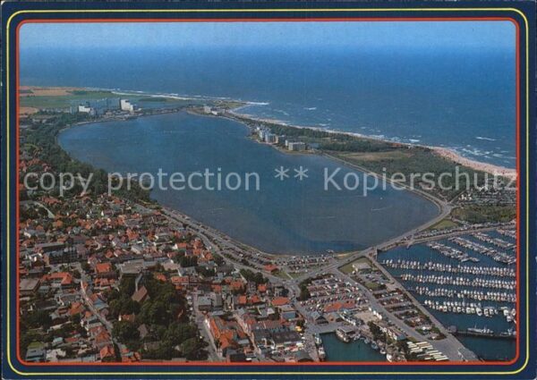 Heiligenhafen Ostseebad an der Vogelfluglinie Fliegeraufnahme