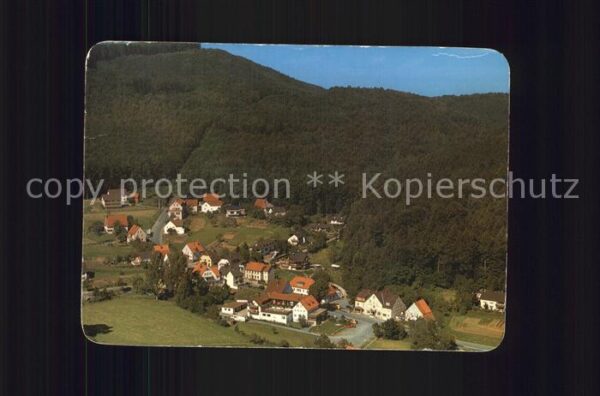 Glashuette Schieder Kneipp Kurort Fliegeraufnahme