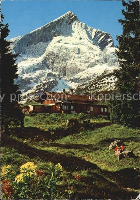 Garmisch-Partenkirchen Kreuzalm Kreuzeck gegen Alpspitze Nordw