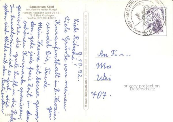 Bad Krozingen Sanatorium Kölbl – Bild 2
