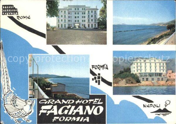Formia Grand Hotel Fagiano Spiaggia Strand Küs