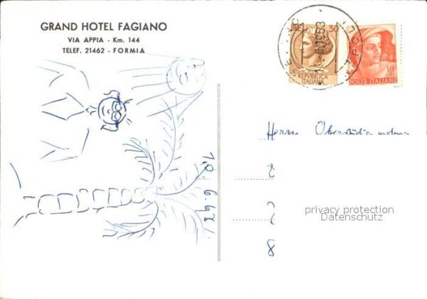 Formia Grand Hotel Fagiano Spiaggia Strand Küs – Bild 2