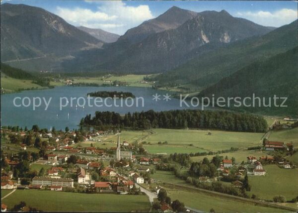 Schliersee mit Jägerkamp und Brecherspitze Bayeris