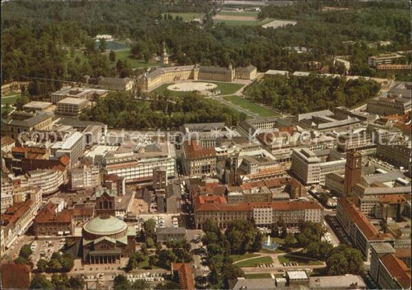 Karlsruhe Baden Fliegeraufnahme