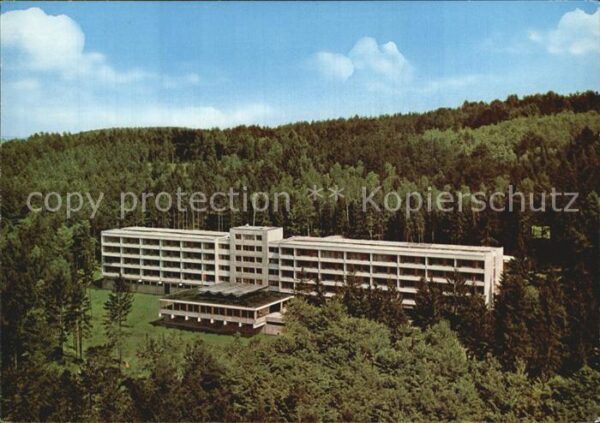 Bad Neustadt Franken Sanatorium Fliegeraufnahme