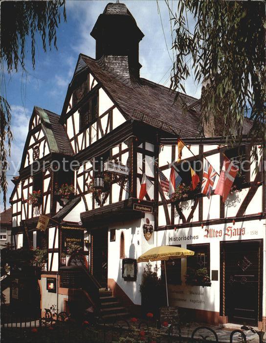 Assmannshausen Historisches Altes Haus Fachwerkhaus We