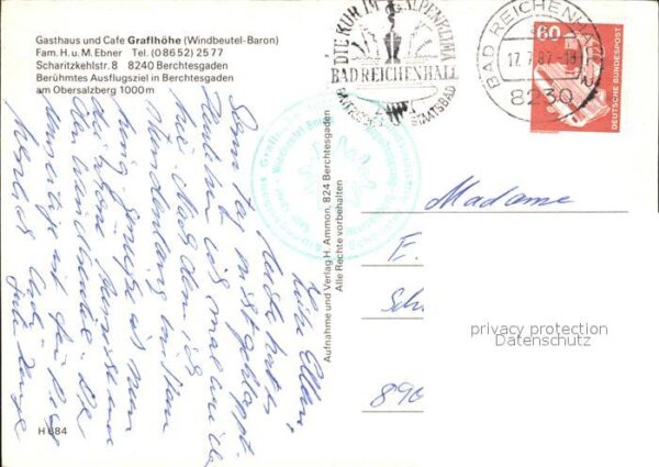 Berchtesgaden Gasthaus Cafe Graflhöhe Windbeutel Baro – Bild 2