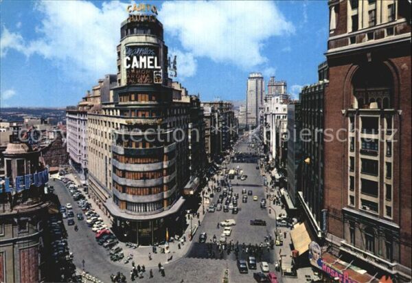 Madrid Spain Edificio de El Capitol y Avda de Jose A