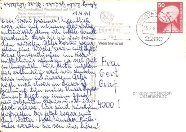Westerland Sylt Nordseeheilbad Neues Kurzentrum Flieger – Bild 2