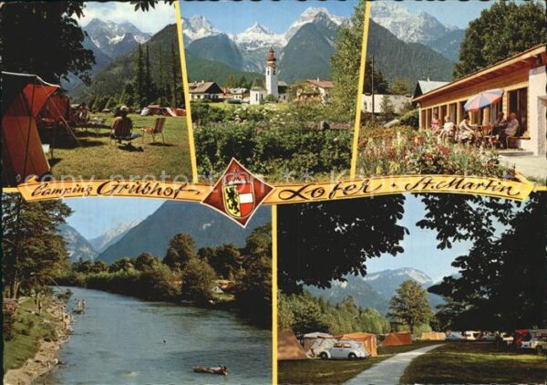 St Martin Lofer Camping Grubhof am Ufer der Saalach Alp