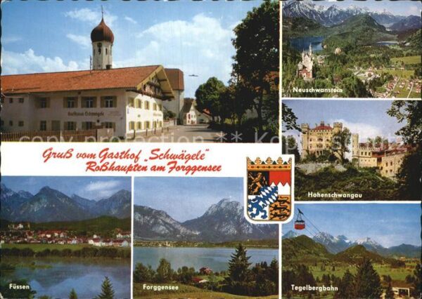Rosshaupten Forggensee Gasthof Schwägele Füssen Tegelbergbahn