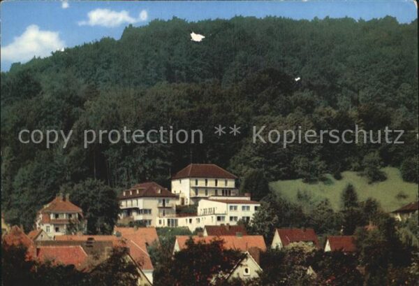 Allendorf Bad Sooden Blick auf Haus Barbara und Haus Glückau