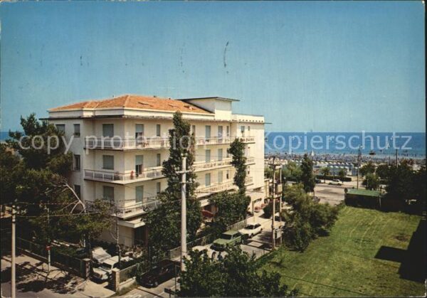 Riccione Hotel Campidoglio Spiaggia Blick zum St