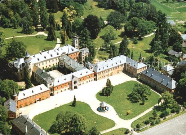 Sychrov Zamek Schloss Fliegeraufnahme