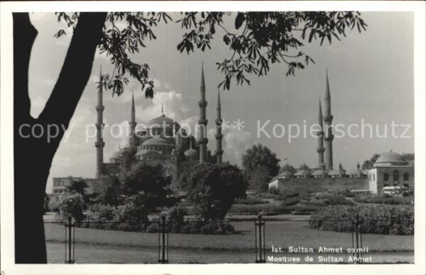 Istanbul Constantinopel Mosquee de Sultan Ahmet