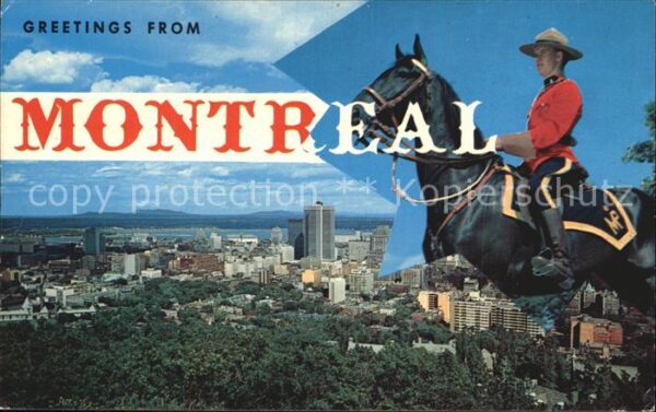 Montreal Quebec Business District from Mount Royal