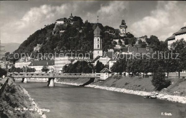 Graz Steiermark Mur Brückenpartie