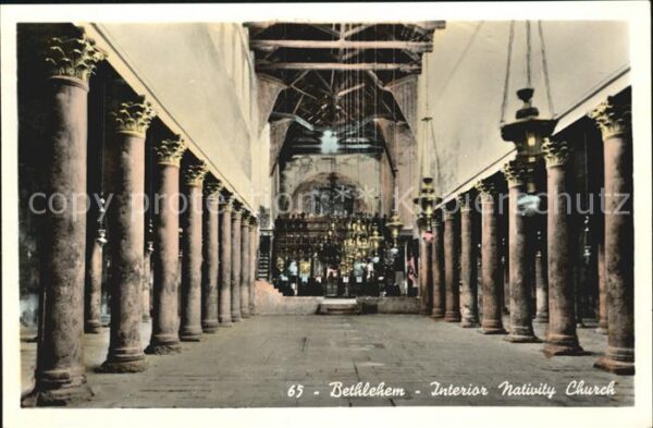 Bethlehem Yerushalayim Interior Nativity Church