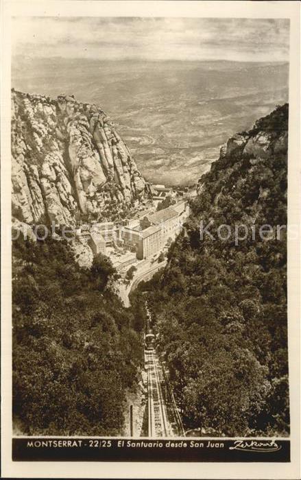 Montserrat Kloster Fliegeraufnahme El Santuario desde San