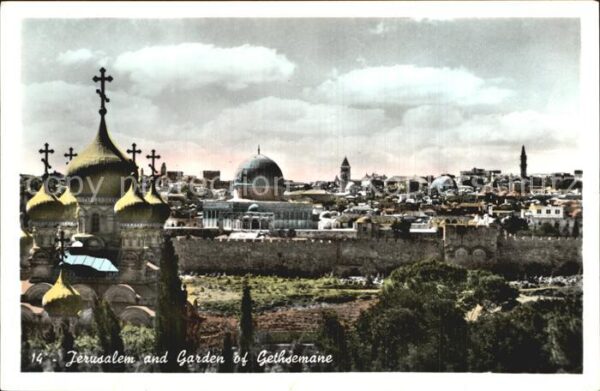 Jerusalem Yerushalayim And Garden of Gethsemane