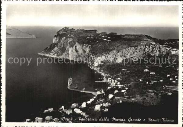 Capri Fliegeraufnahme Marina Grande Monte Tib