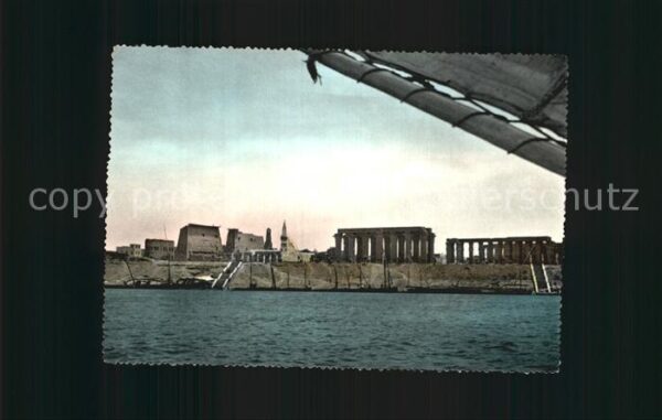 Luxor Louqsor Louksor Temple by Nile River