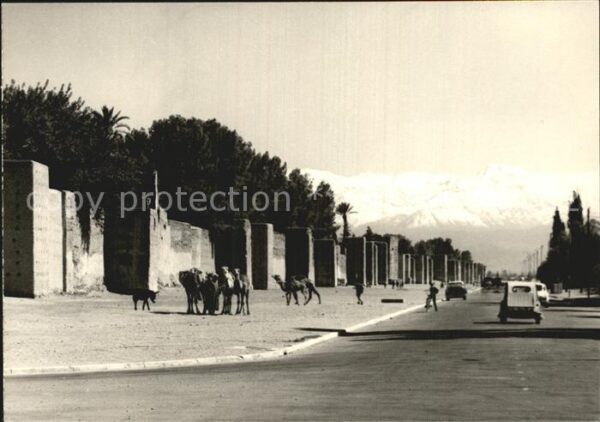 Marrakech Marrakesch Avenue des Remparts et Atlas