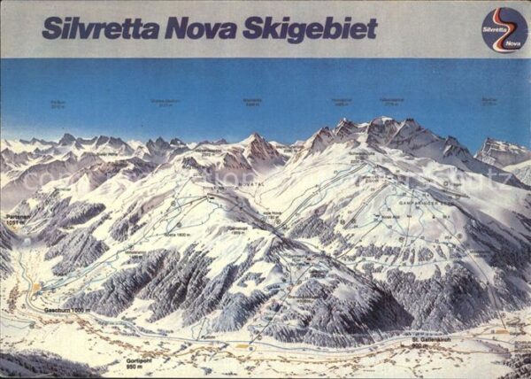 Montafon Skigebiet Silvretta Nova