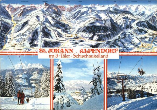 St Johann Tirol Alpendofr Skigebiet
