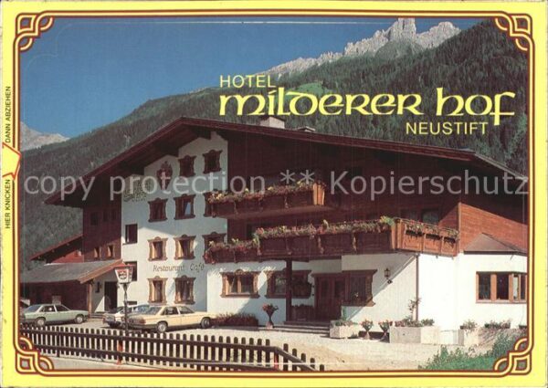 Neustift Stubaital Tirol Hotel Milderer Hof