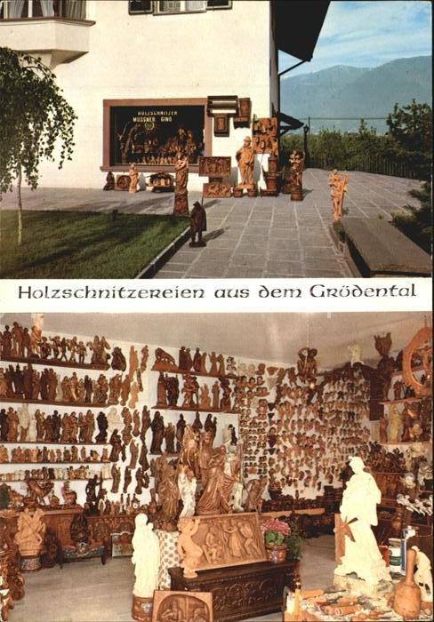 Burgstall Meran Holzschnitzereien aus dem Grödental