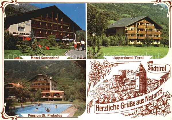 Naturns Hotel Sonnenhof Apparthotel Tyrol Pensi