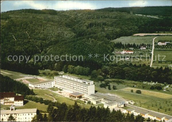 Bad Schwalbach Fliegeraufnahme Kurklinik der LVA Olden