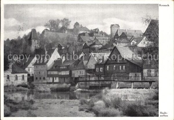 Kronach Oberfranken Partie am Fluss