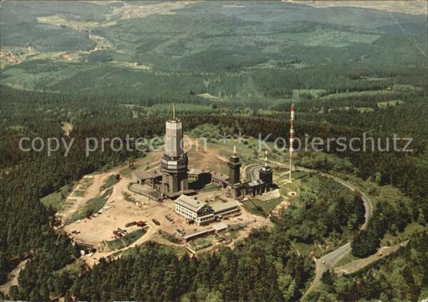 Feldberg Taunus Fliegeraufnahme Sendetürme