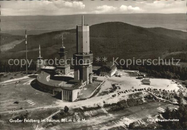 Feldberg Taunus Fliegeraufnahme Sendetürme
