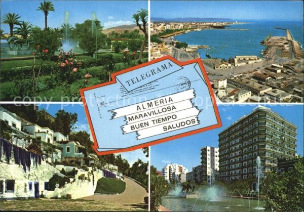 Almeria Fliegeraufnahme Hafen
