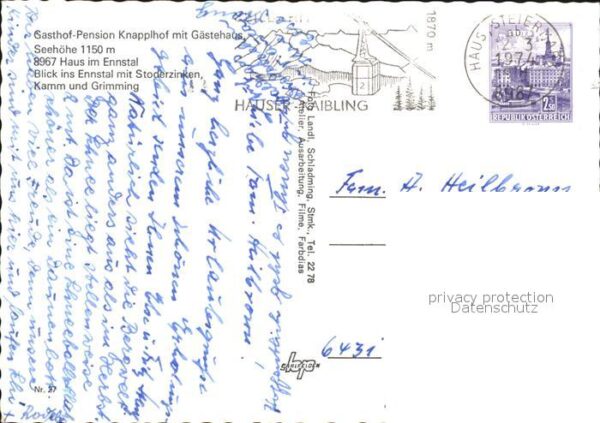Haus Ennstal Gasthaus Pension Knapplhof mit Gästehau – Bild 2