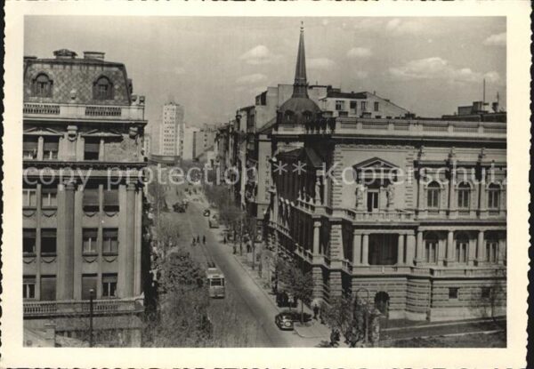 Beograd Belgrad Strassenpartie