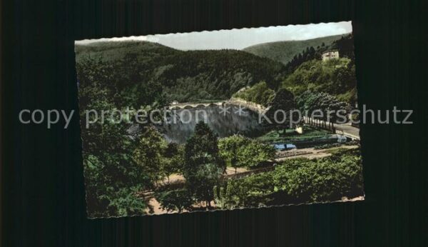 Herzhausen Edersee Blick auf Haus Waldfrieden