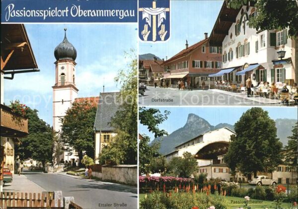 Oberammergau Ettaler Strasse Kirche Passionstheater