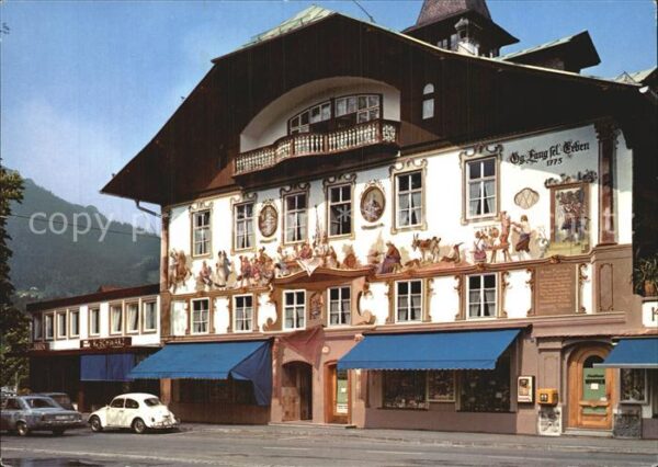 Oberammergau Geburtshaus des Heimatdichters Ludwig T