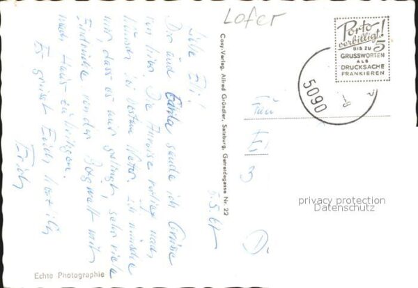 Lofer Ortsansicht mit Kirche Luftkurort Lofer – Bild 2