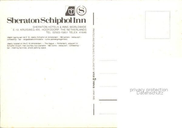 Hoofddorp Sheraton Schiphol Inn Hotel – Bild 2